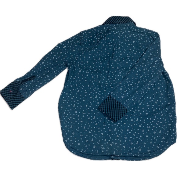 Matilda Jane Jack Frost Christmas Button Up, Size 4 - Picture 6 of 6